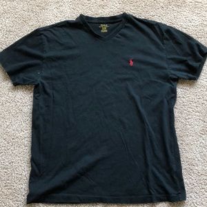 Polo Ralph Lauren Black V-Neck Tee